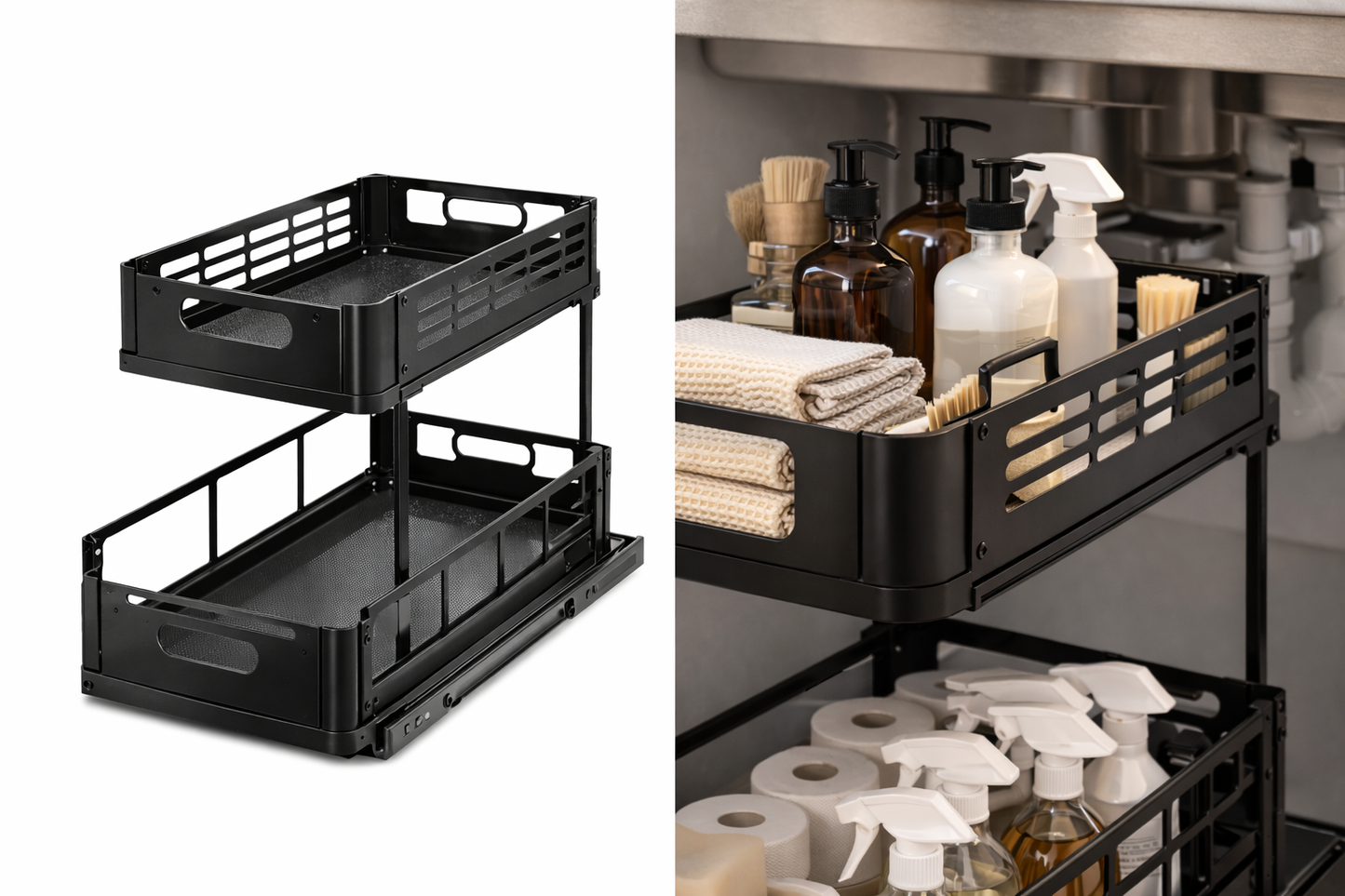 Zenvy Under-Sink Pull-Out Organiser